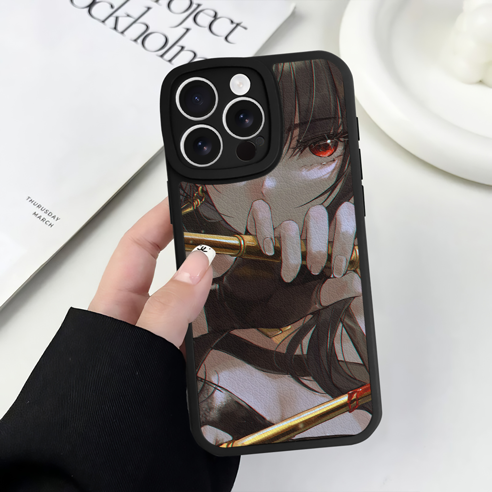 （画像用） SPY×FAMILY间谍家家酒 【iPhone 16シリーズ対応】シリコンスマホケース（レザー調） 材質：シリコン